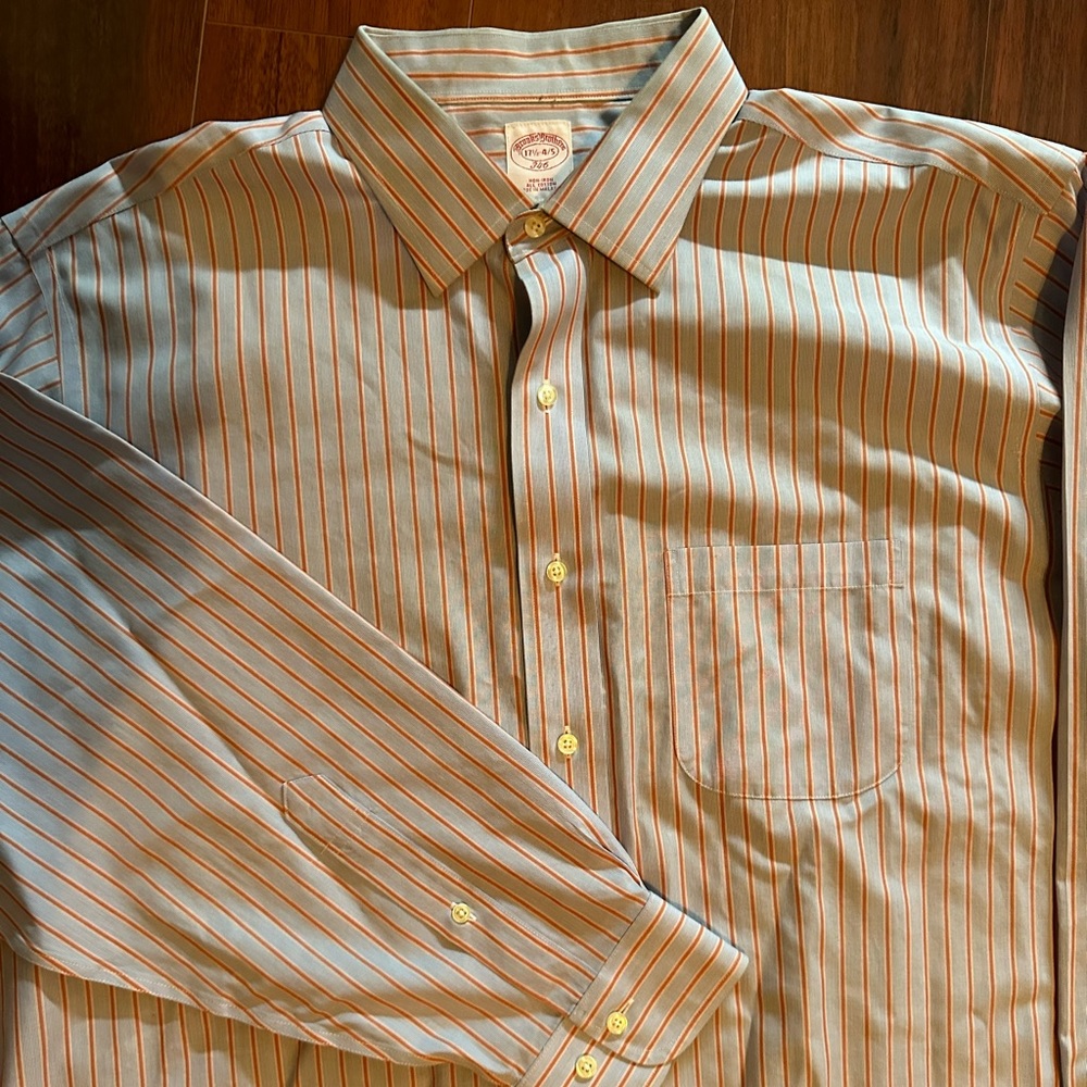 Brooks Brothers Dress Shirt 17 1/2 34/35